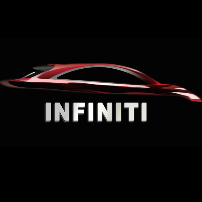 INFINITI Original LOGO PROJECROTR LIGHTS Nr.20 (quantity 1 = 1 sets/2 door lights)