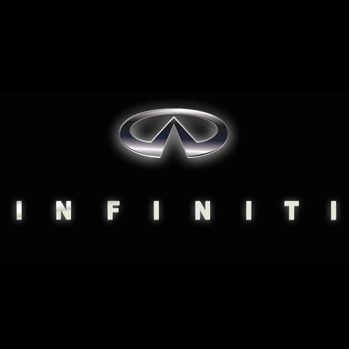 INFINITI Original LOGO PROJECROTR LIGHTS Nr.14 (quantità 1 = 1 set/2 luci porta)