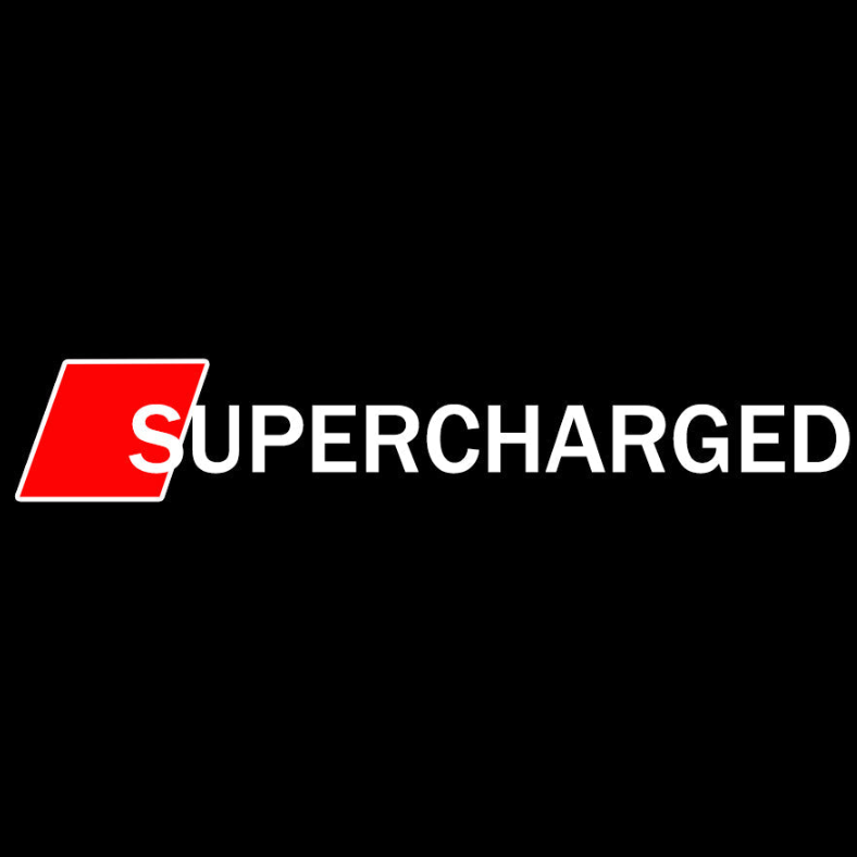 AUDI SUPERCHARGED LOGO PROJECTOT LIGHTS Nr.72 (Menge 1 = 2 Logofolien /2 Türleuchten） 