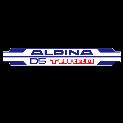 ALPINA D5 TURBO LOGO PROJECTOT LIGHTS  (quantity 1 = 1 sets/2 door lights) Nr.07A07