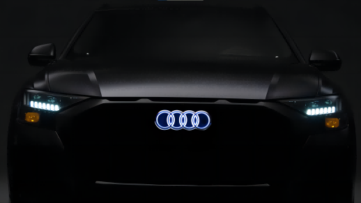 AUDI Frontgrill Logo LED mit dznamic Blinker 02 