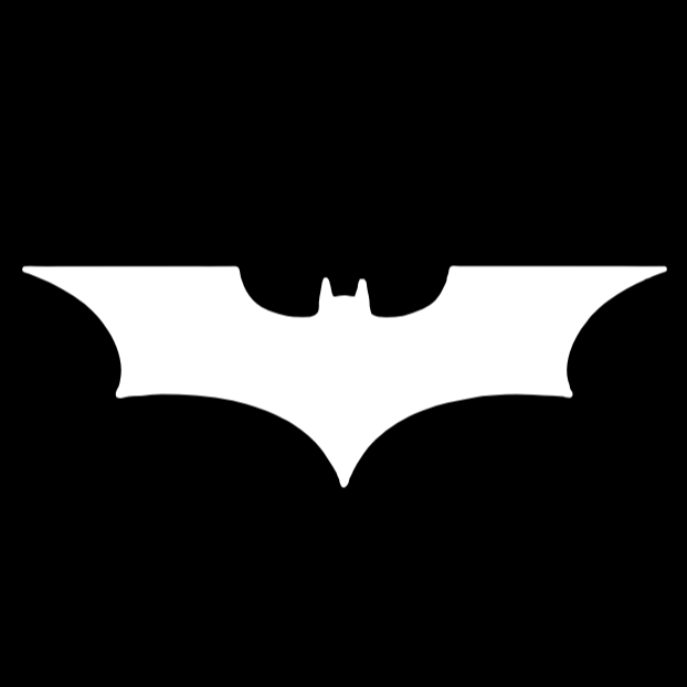 Batman-Logo-Türlichter Nr.207 (Menge 1 = 2 Logo-Folien / 2 Türlichter) DC Heroes-Logo 