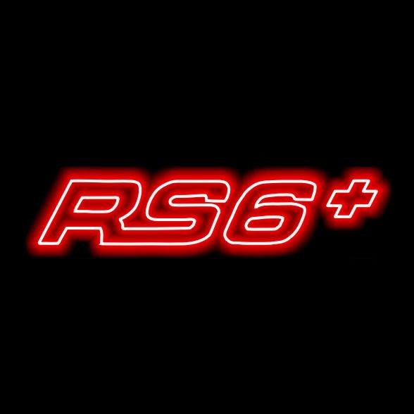 AUDI RS6 LOGO PROJECTOT LIGHTS Nr.76 (Menge 1 = 2 Logofolien /2 Türleuchten） 