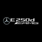 MERCEDES BENZ E250d OGO PROJECTOT LIGHTS  (quantity 1 = 1 set /2 door lights with 2 logo films)Nr.02M93