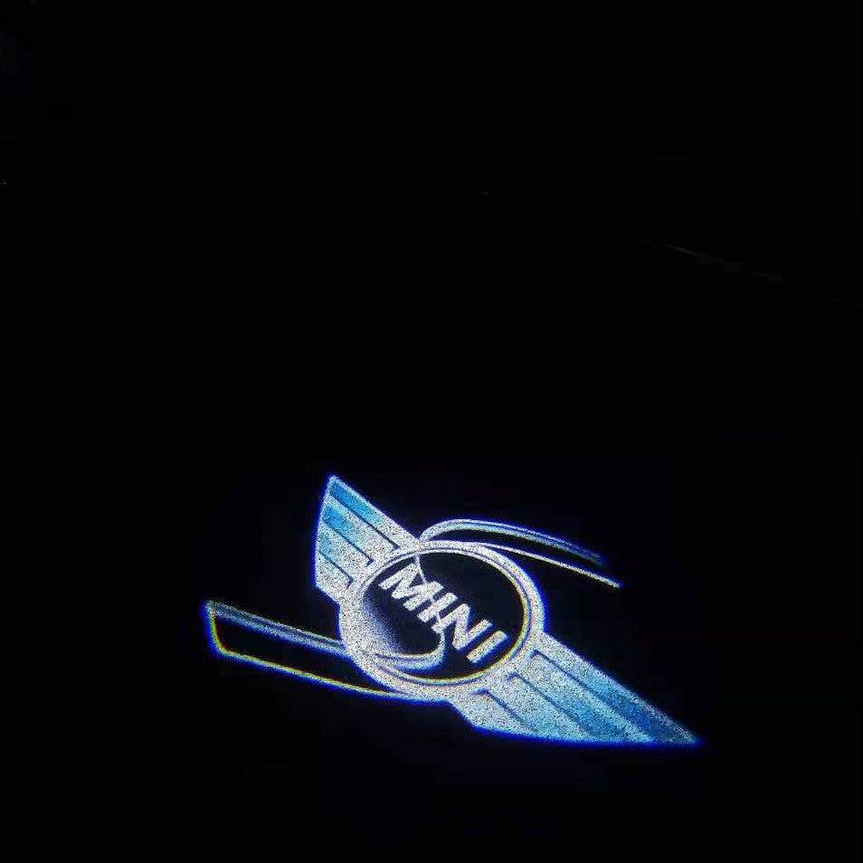 MINI S LOGO PROJECROTR LIGHTS Nr.52 (quantity  1 =  2 Logo Film /  2 door lights)