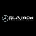 MERCEDES BENZ GLA 180d LOGO PROJECTOT LIGHTS  (quantity 1 = 1 set /2 door lights with 2 logo films)Nr.02M404