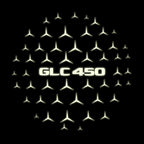 MERCEDES BENZ GLC 450 LOGO PROJECTOT LIGHTS  (quantity 1 = 1 set /2 door lights with 2 logo films)Nr.02M445