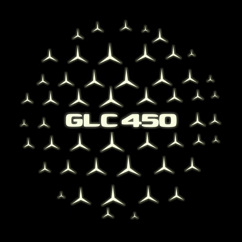 MERCEDES BENZ GLC 450 LOGO PROJECTOT LIGHTS  (quantity 1 = 1 set /2 door lights with 2 logo films)Nr.02M445