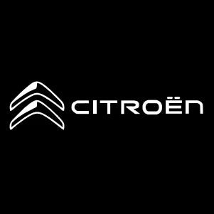 CITROËN ORIGINAL LOGO PROJECTOT LIGHTS Nr.2801 (quantità 1 = 2 pellicole logo /2 luci porta） 
