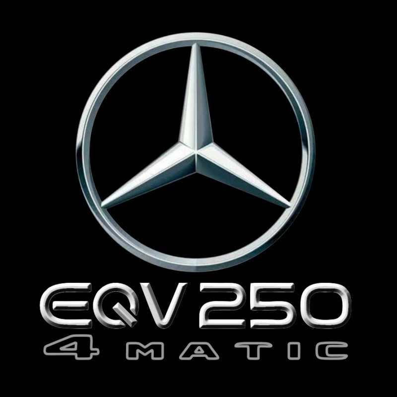 MERCEDES BENZ EQV 250  LOGO PROJECTOT LIGHTS  (quantity 1 = 1 set /2 door lights with 2 logo films)Nr.02M145