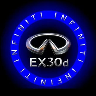 INFINITI Q60 LOGO PROJECROTR LIGHTS Nr.47 (quantità 1 = 1 set/2 luci porta)