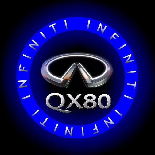 INFINITI QX 80 LOGO PROJECROTR LIGHTS (quantity 1 = 1 sets/2 door lights) Nr.47XQ27