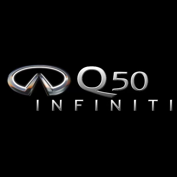 INFINITI Q60 LOGO PROJECROTR LIGHTS Nr.47 (quantità 1 = 1 set/2 luci porta)