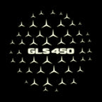 MERCEDES BENZ GLS 450 LOGO PROJECTOT LIGHTS  (quantity 1 = 1 set /2 door lights with 2 logo films)Nr.02M469