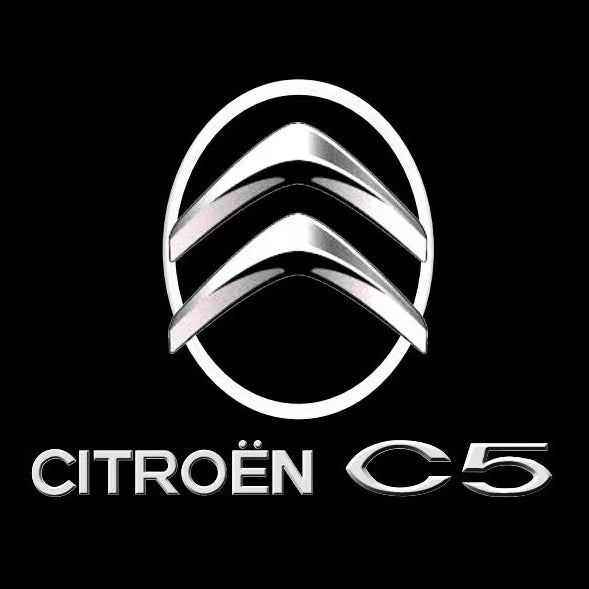 CITROËN C5 LOGO PROJECTOT LIGHTS    (quantity 1 = 2 Logo Films /2 door lights）Nr.2805So165