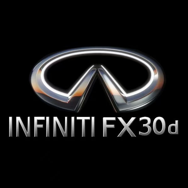 INFINITI Q60 LOGO PROJECROTR LIGHTS Nr.47 (quantità 1 = 1 set/2 luci porta)