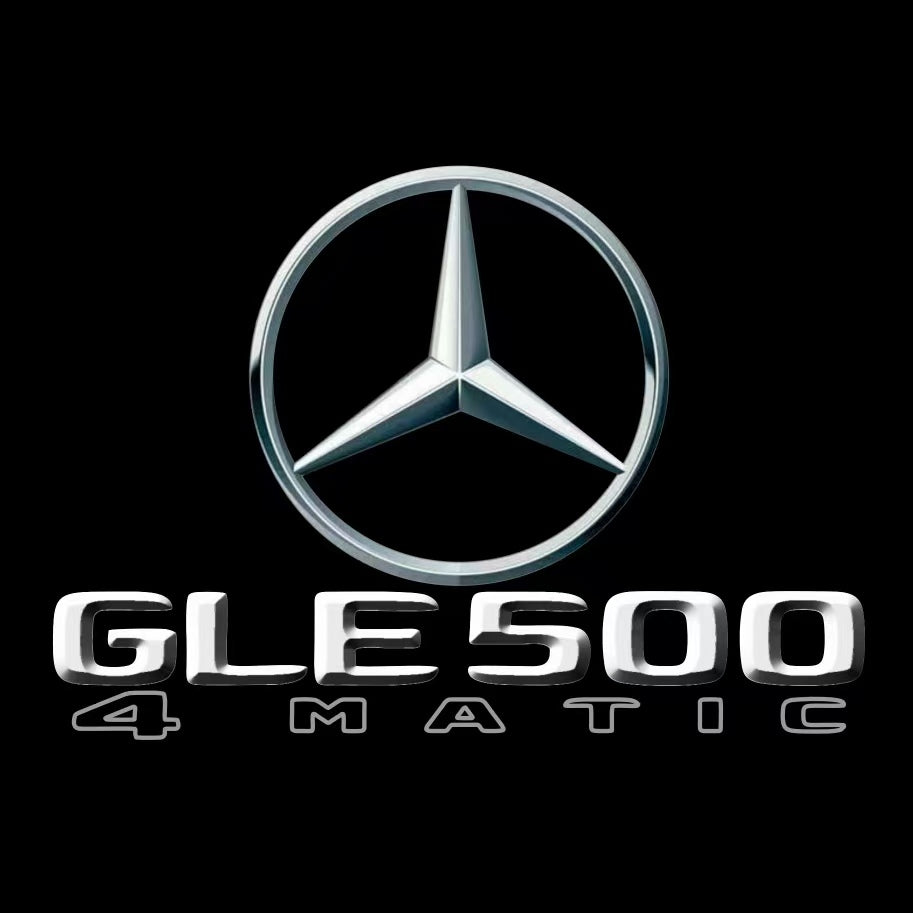 MERCEDES BENZ GLE 500 LOGO PROJECTOT LIGHTS  (quantity 1 = 1 set /2 door lights with 2 logo films)Nr.02M459