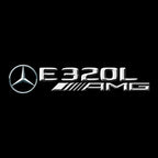 MERCEDES BENZ E320L LOGO PROJECTOT LIGHTS  (quantity 1 = 1 set /2 door lights with 2 logo films)Nr.02M95
