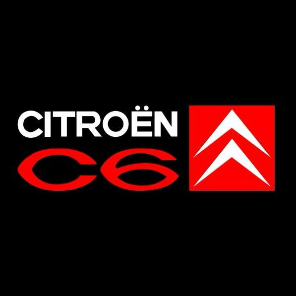 CITROËN C6 LOGO PROJECTOT LIGHTS (quantity 1 = 2 Logo Films /2 door lights）Nr.2805S13b9
