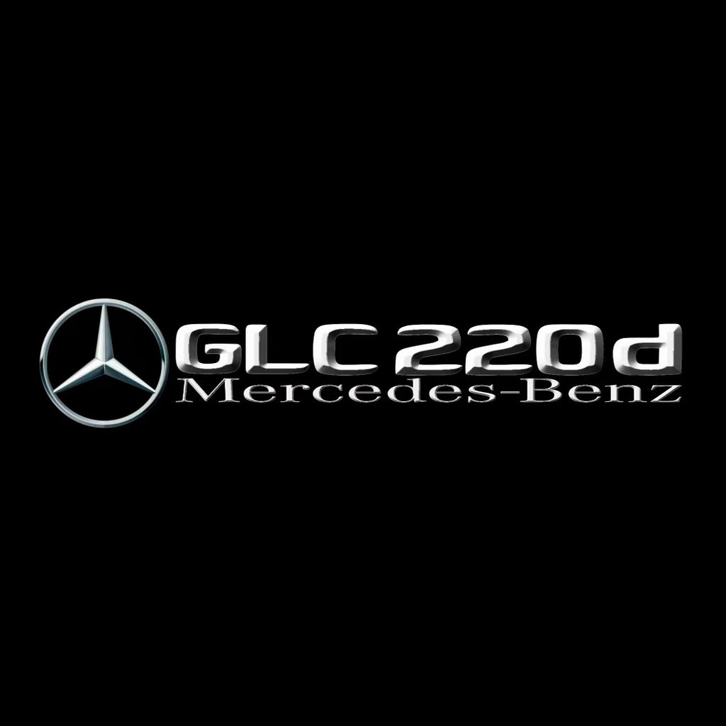 MERCEDES BENZ GLC 220d LOGO PROJECTOT LIGHTS  (quantity 1 = 1 set /2 door lights with 2 logo films)Nr.02M432