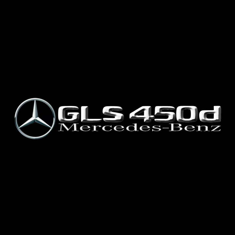 MERCEDES BENZ GLS 450d LOGO PROJECTOT LIGHTS  (quantity 1 = 1 set /2 door lights with 2 logo films)Nr.02M471
