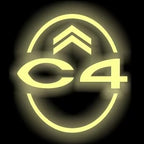 CITROËN C4 LOGO PROJECTOT LIGHTS    (quantity 1 = 2 Logo Films /2 door lights）Nr.2805S131NB