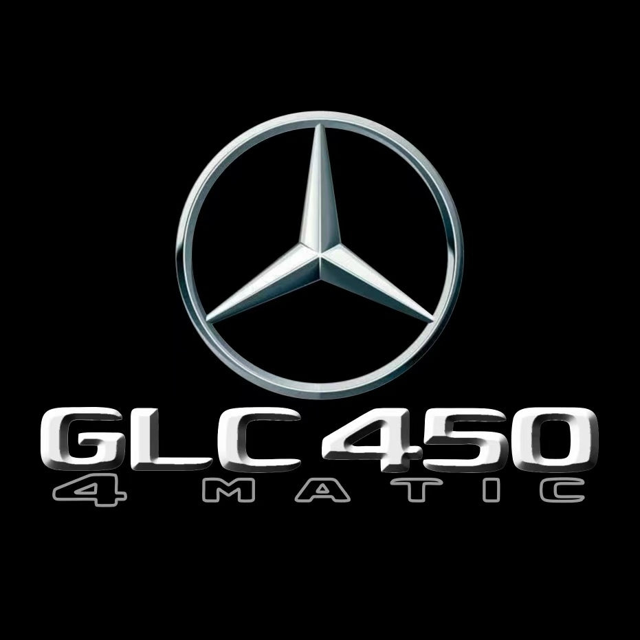 MERCEDES BENZ GLC 450 LOGO PROJECTOT LIGHTS  (quantity 1 = 1 set /2 door lights with 2 logo films)Nr.02M446