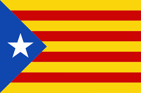 Catalan La Senyera Flag  logo (quantity 1 = 1 sets / 2 logo film /  Can replace of lights  other logos )