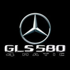 MERCEDES BENZ GLS 580 LOGO PROJECTOT LIGHTS  (quantity 1 = 1 set /2 door lights with 2 logo films)Nr.02M476