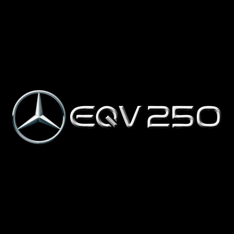 MERCEDES BENZ EQV 250  LOGO PROJECTOT LIGHTS  (quantity 1 = 1 set /2 door lights with 2 logo films)Nr.02M146