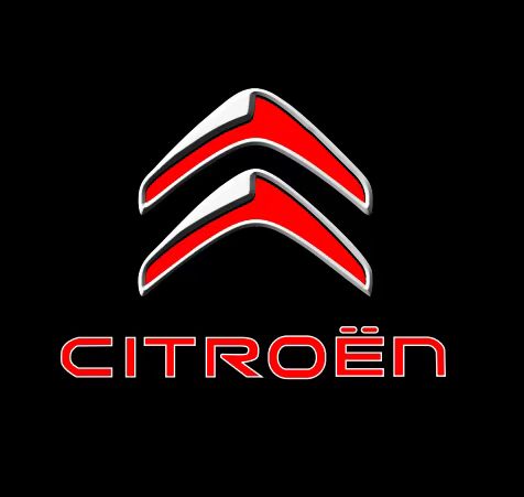 CITROËN ORIGINAL LOGO PROJECTOT LIGHTS Nr.2801 (quantità 1 = 2 pellicole logo /2 luci porta） 