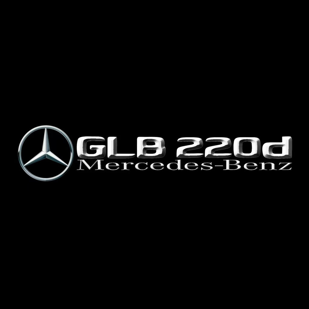 MERCEDES BENZ GLB 220d LOGO PROJECTOT LIGHTS  (quantity 1 = 1 set /2 door lights with 2 logo films)Nr.02M423