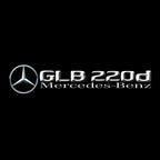 MERCEDES BENZ GLB 220d LOGO PROJECTOT LIGHTS  (quantity 1 = 1 set /2 door lights with 2 logo films)Nr.02M423