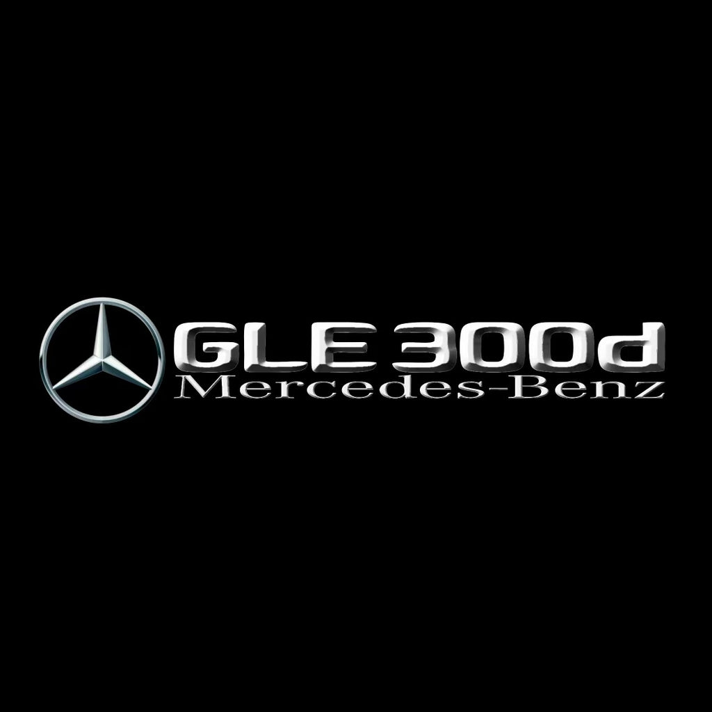 MERCEDES BENZ GLE 300d LOGO PROJECTOT LIGHTS  (quantity 1 = 1 set /2 door lights with 2 logo films)Nr.02M453