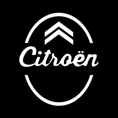 CITROËN ORIGINAL LOGO PROJECTOT LIGHTS Nr.2801 (quantità 1 = 2 pellicole logo /2 luci porta） 
