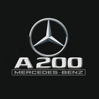MERCEDES BENZ A200 LOGO PROJECTOT LIGHTS  (quantity 1 = 1 set /2 door lights with 2 logo films)Nr.02M031