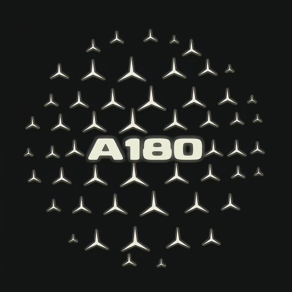 MERCEDES BENZ A180 LOGO PROJECTOT LIGHTS  (quantity 1 = 1 set /2 door lights with 2 logo films)Nr.02M028