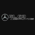 MERCEDES BENZ GL63 AMG LOGO PROJECTOT LIGHTS  (quantity 1 = 1 set /2 door lights with 2 logo films)Nr.02M402