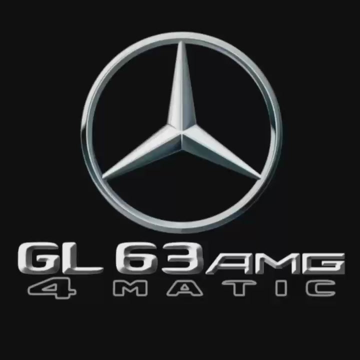 MERCEDES BENZ GL63 AMG LOGO PROJECTOT LIGHTS  (quantity 1 = 1 set /2 door lights with 2 logo films)Nr.02M401