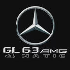 MERCEDES BENZ GL63 AMG LOGO PROJECTOT LIGHTS  (quantity 1 = 1 set /2 door lights with 2 logo films)Nr.02M401