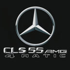 MERCEDES BENZ CLS55 AMG LOGO PROJECTOT LIGHTS  (quantity 1 = 1 set /2 door lights with 2 logo films)Nr.02M285