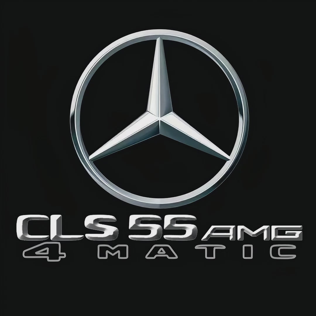 MERCEDES BENZ CLS55 AMG LOGO PROJECTOT LIGHTS  (quantity 1 = 1 set /2 door lights with 2 logo films)Nr.02M285