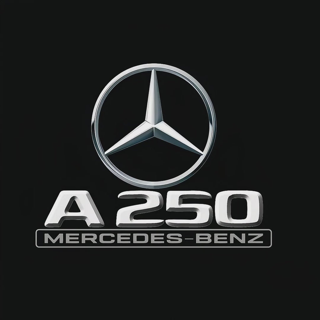 MERCEDES BENZ A250 LOGO PROJECTOT LIGHTS  (quantity 1 = 1 set /2 door lights with 2 logo films)Nr.02M027