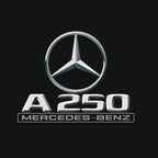 MERCEDES BENZ A250 LOGO PROJECTOT LIGHTS  (quantity 1 = 1 set /2 door lights with 2 logo films)Nr.02M027