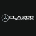 MERCEDES BENZ CLA 200 LOGO PROJECTOT LIGHTS  (quantity 1 = 1 set /2 door lights with 2 logo films)Nr.02M221