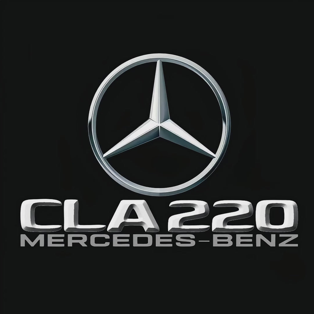 MERCEDES BENZ CLA 220 LOGO PROJECTOT LIGHTS  (quantity 1 = 1 set /2 door lights with 2 logo films)Nr.02M223