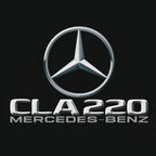 MERCEDES BENZ CLA 220 LOGO PROJECTOT LIGHTS  (quantity 1 = 1 set /2 door lights with 2 logo films)Nr.02M223