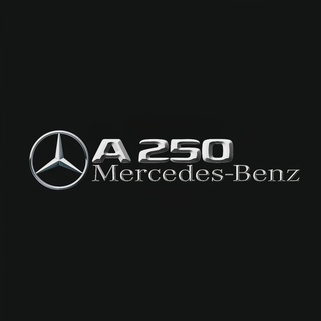 MERCEDES BENZ A250 LOGO PROJECTOT LIGHTS  (quantity 1 = 1 set /2 door lights with 2 logo films)Nr.02M034