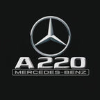 MERCEDES BENZ A220 LOGO PROJECTOT LIGHTS  (quantity 1 = 1 set /2 door lights with 2 logo films)Nr.02M035