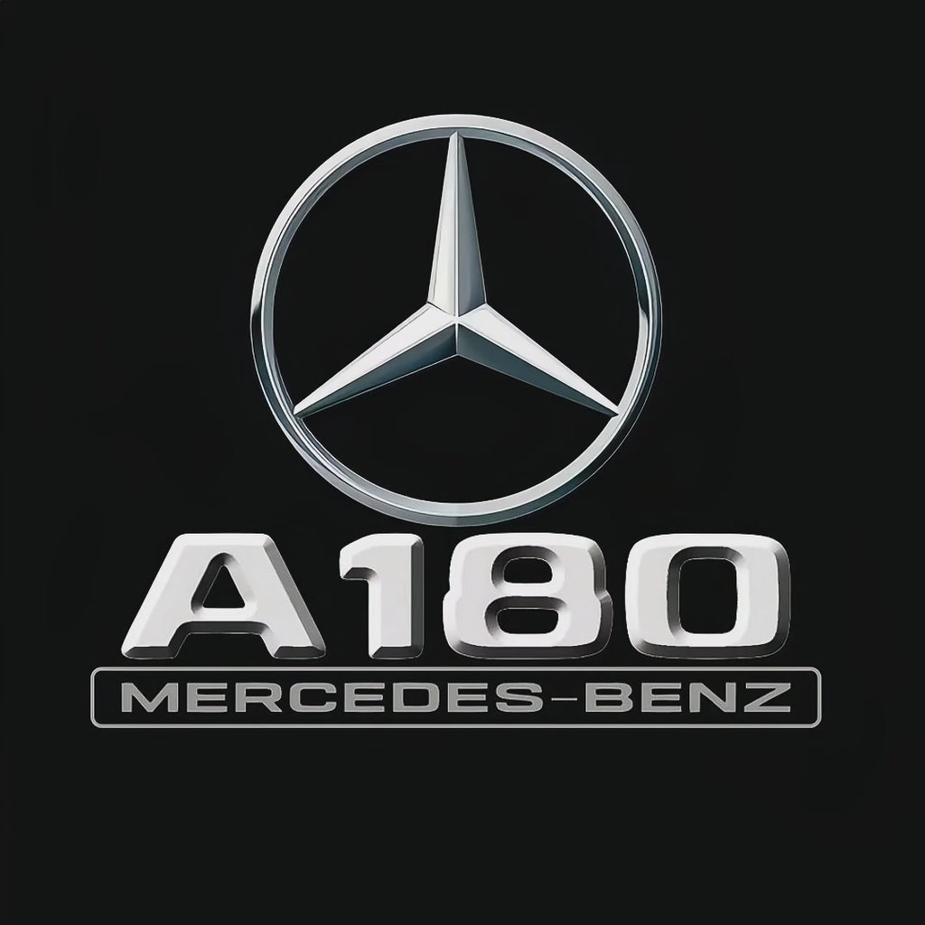 MERCEDES BENZ A180 LOGO PROJECTOT LIGHTS  (quantity 1 = 1 set /2 door lights with 2 logo films)Nr.02M033